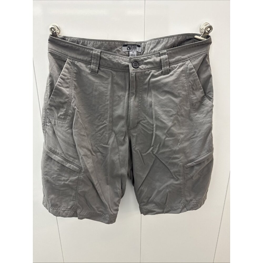Gander Mountain Guide Series Rip Stop Men's Cargo Shorts Size‎ 34 Gray